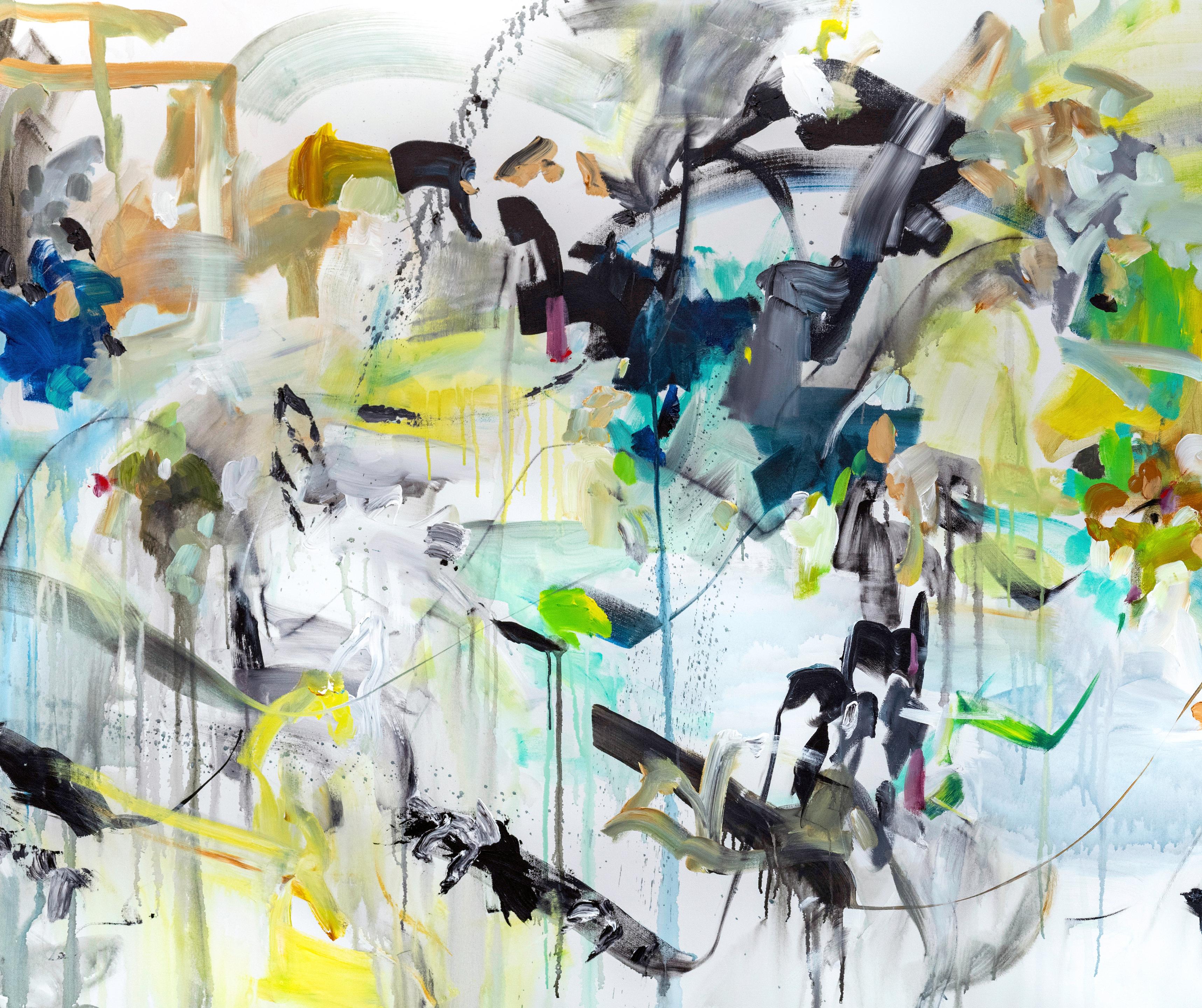 Abstract Painting di Vicky Barranguet - Amore in cantiere 2 (opzione 2)