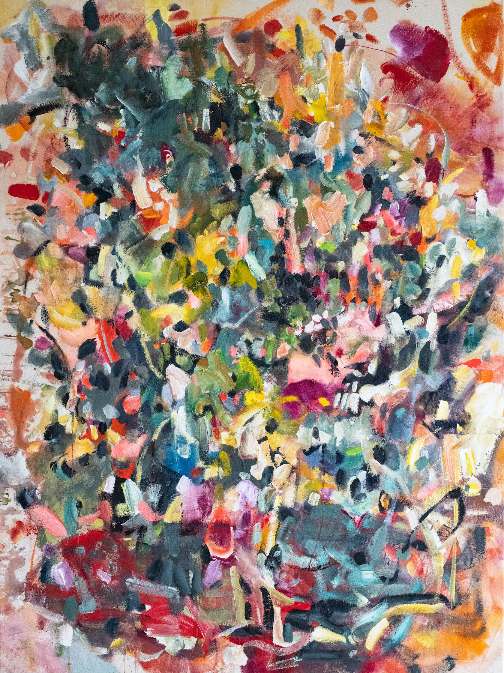 Vicky Barranguet Abstract Painting - Natural Chaotic Order