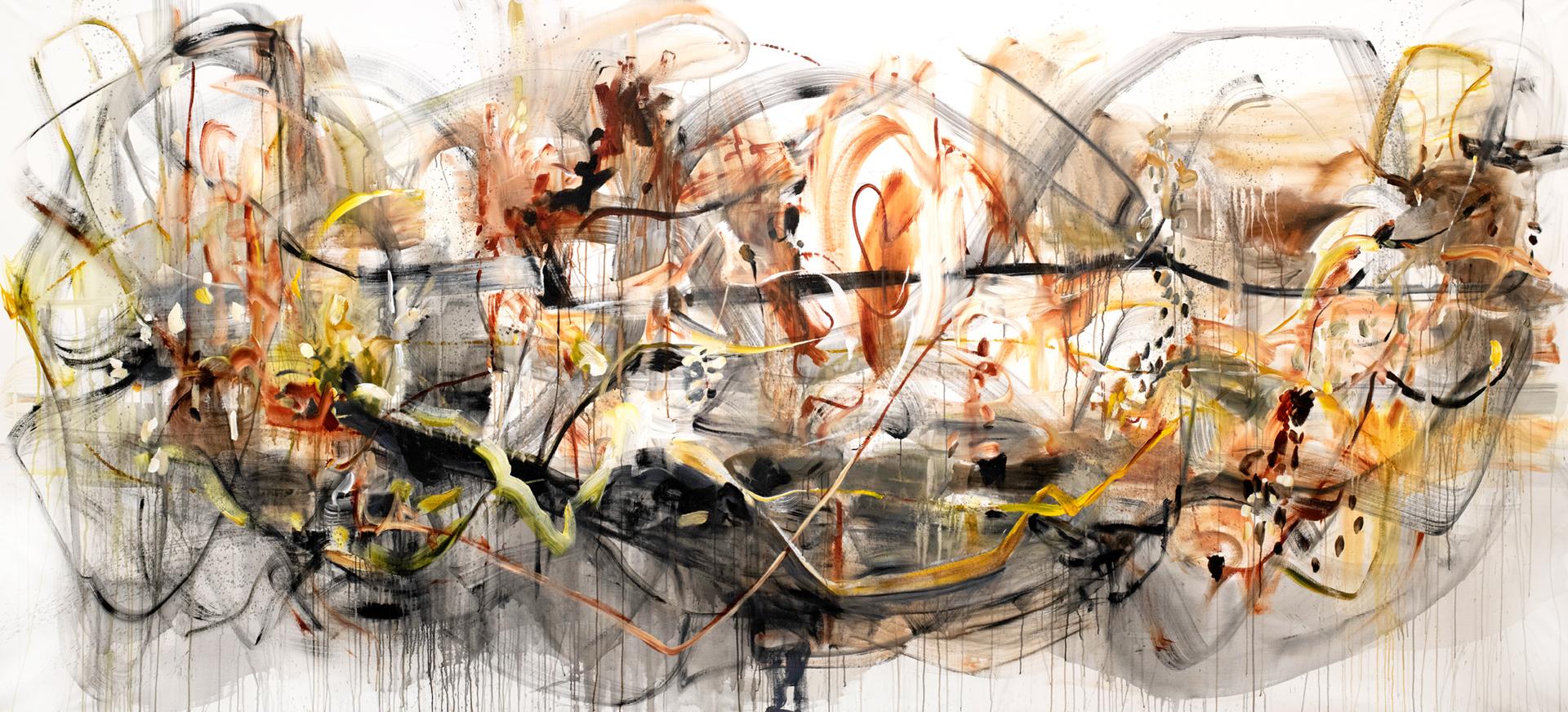 Vicky Barranguet Abstract Painting - Oxido