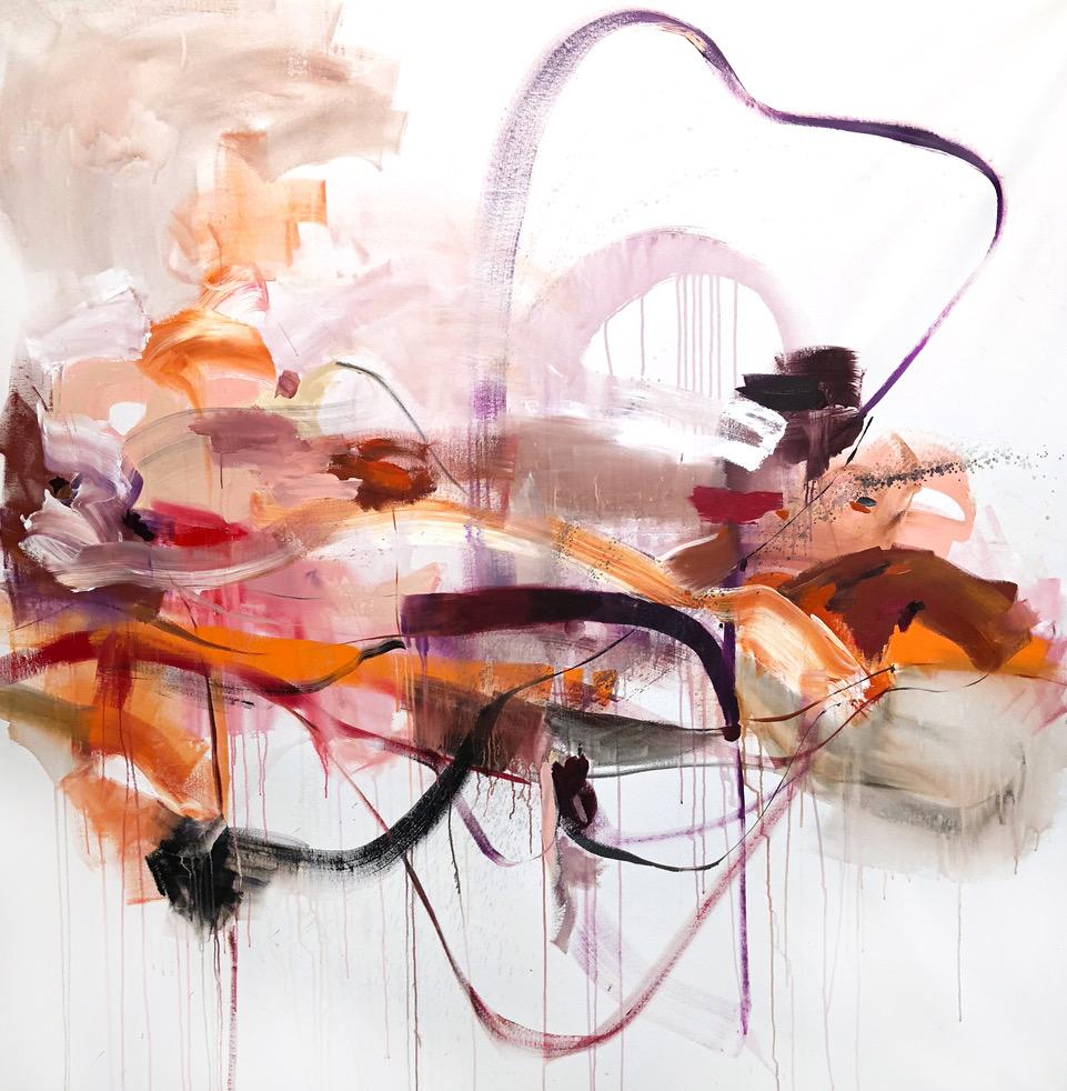 Abstract Painting Vicky Barranguet - Les routes non prises