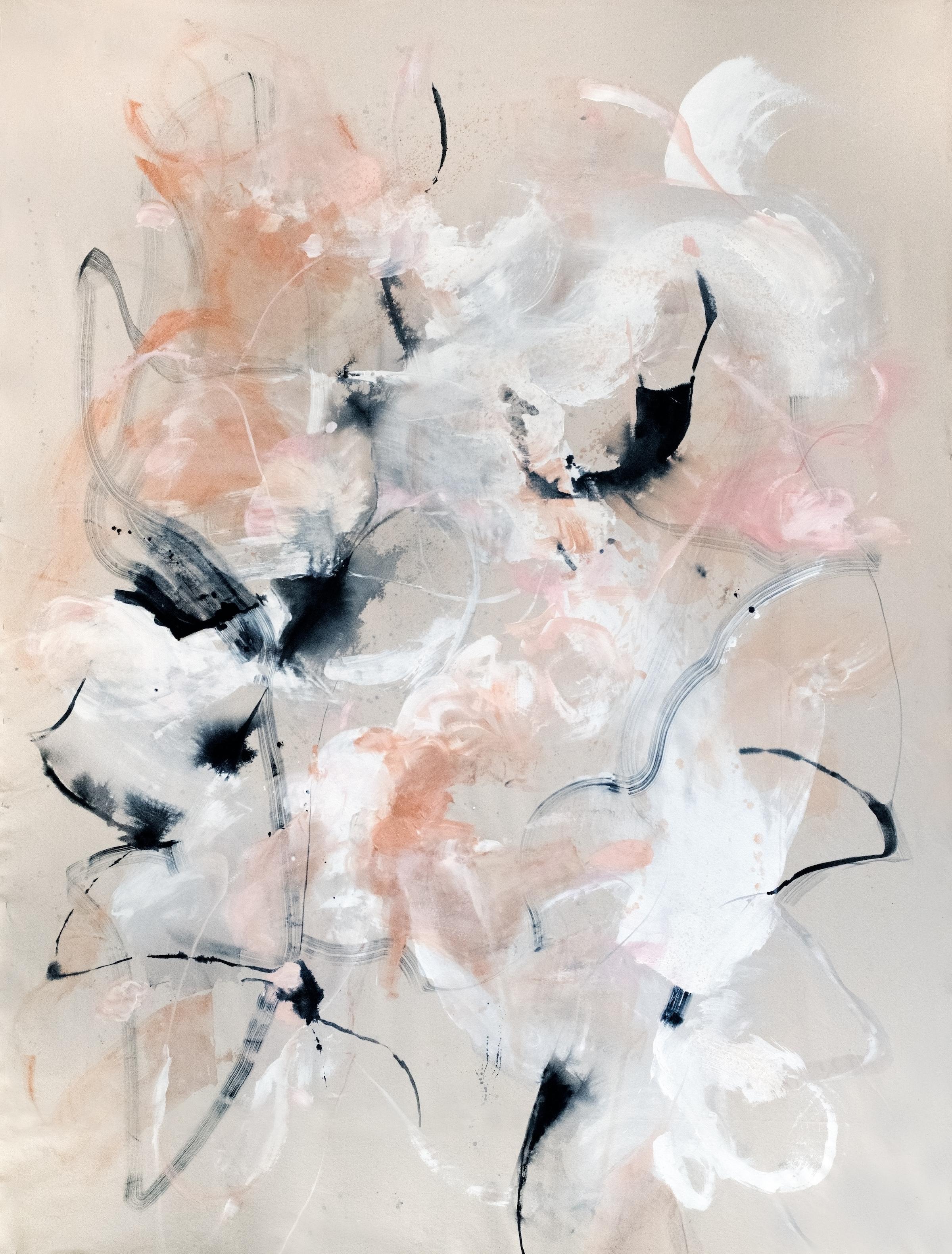 Abstract Painting di Vicky Barranguet - Sahara I