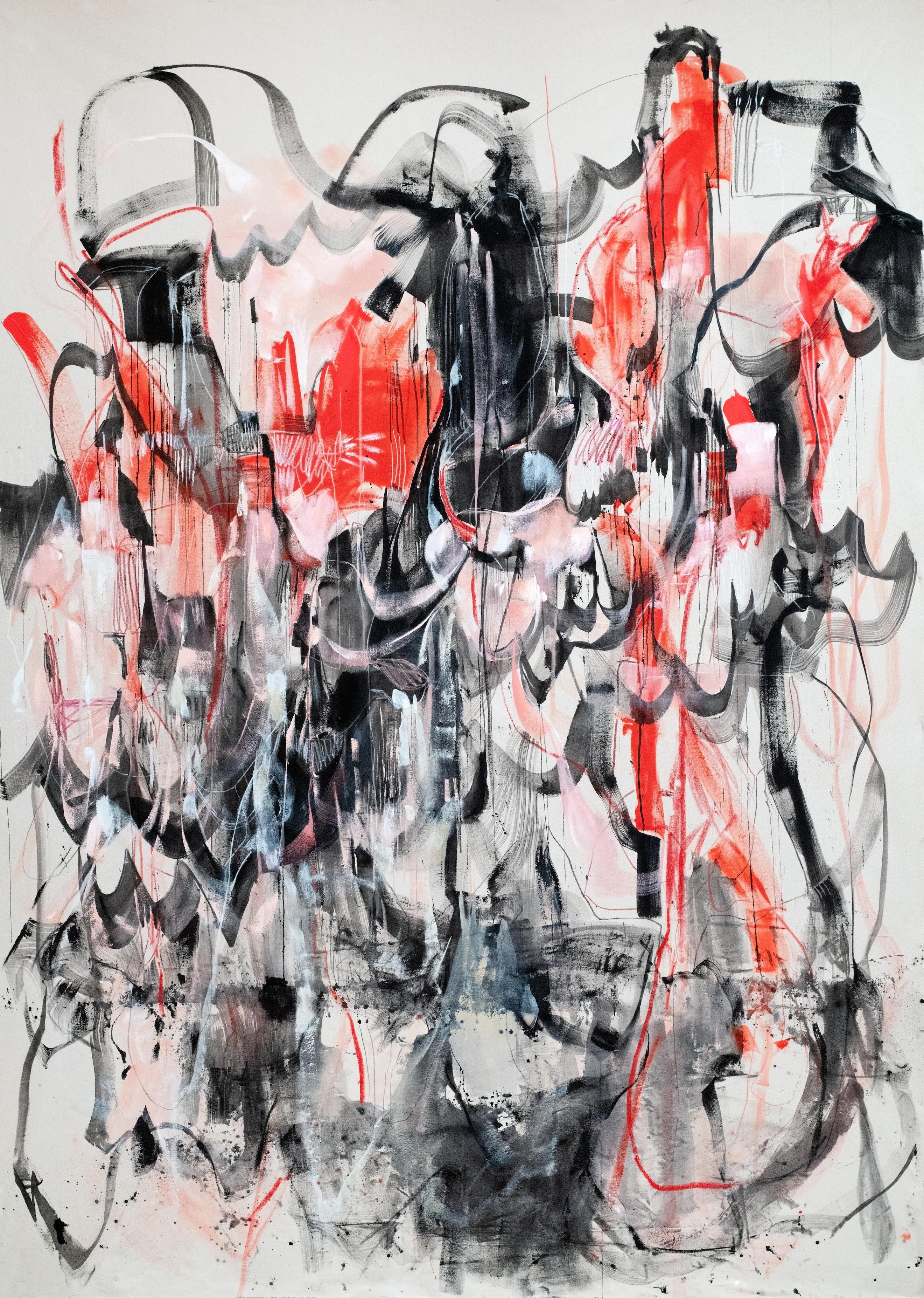 Abstract Painting di Vicky Barranguet - Sahara III
