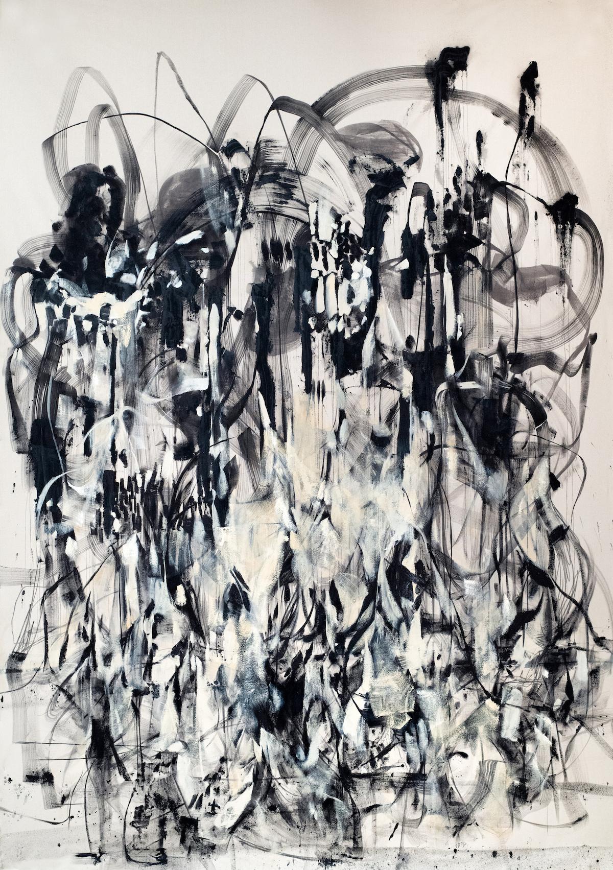 Abstract Painting di Vicky Barranguet - Sahara II