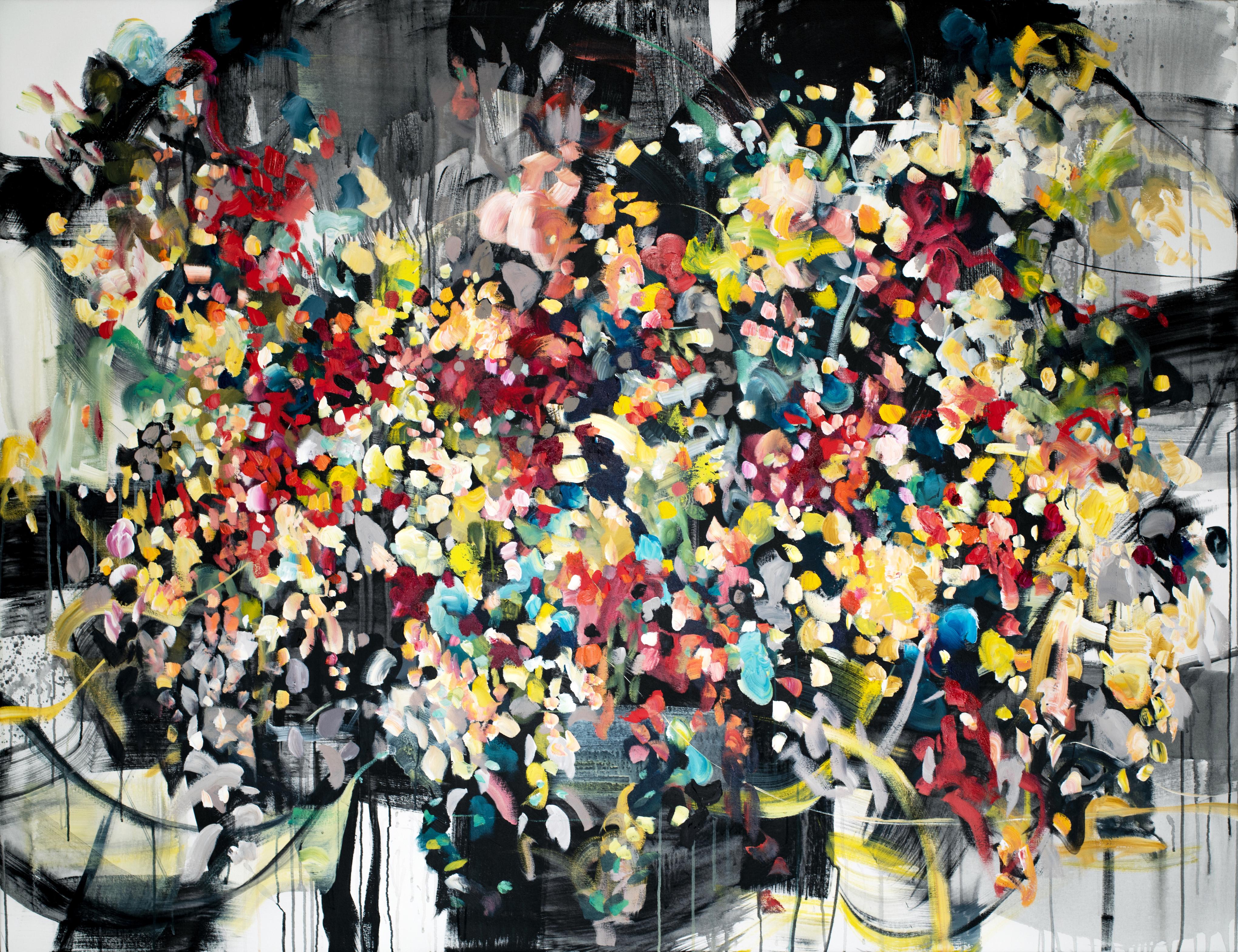 Vicky Barranguet Abstract Painting - Spring is Here