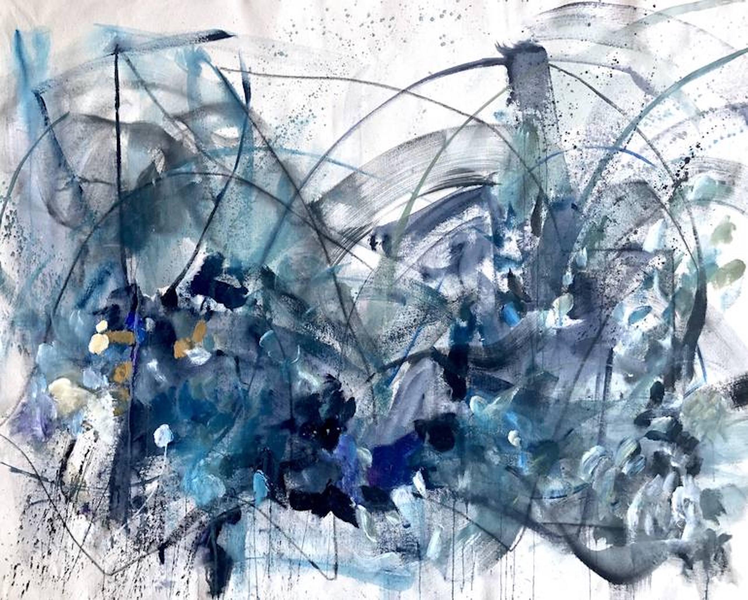 Vicky Barranguet Abstract Painting - Stella by stralight