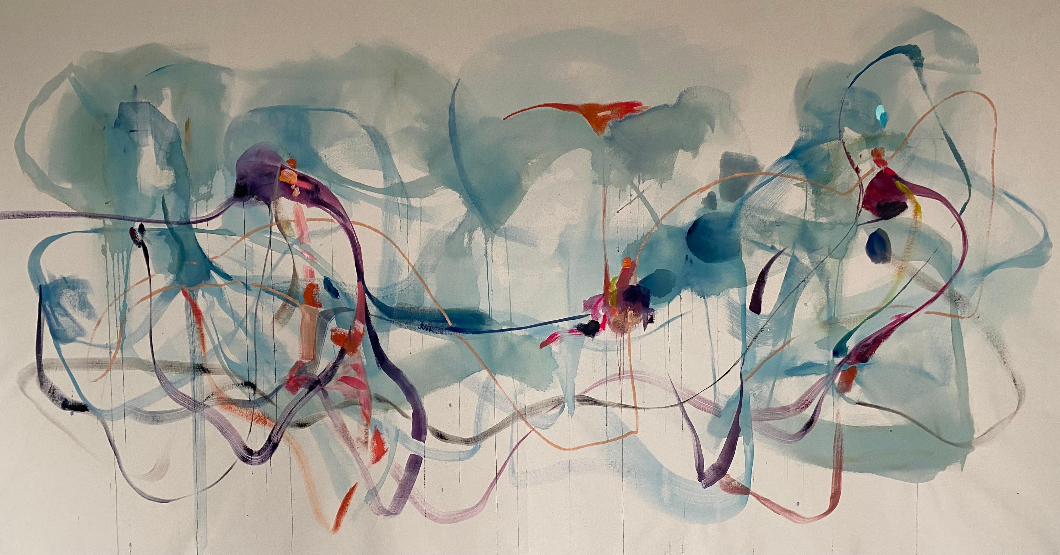 Vicky Barranguet Abstract Painting - Summer Dream II