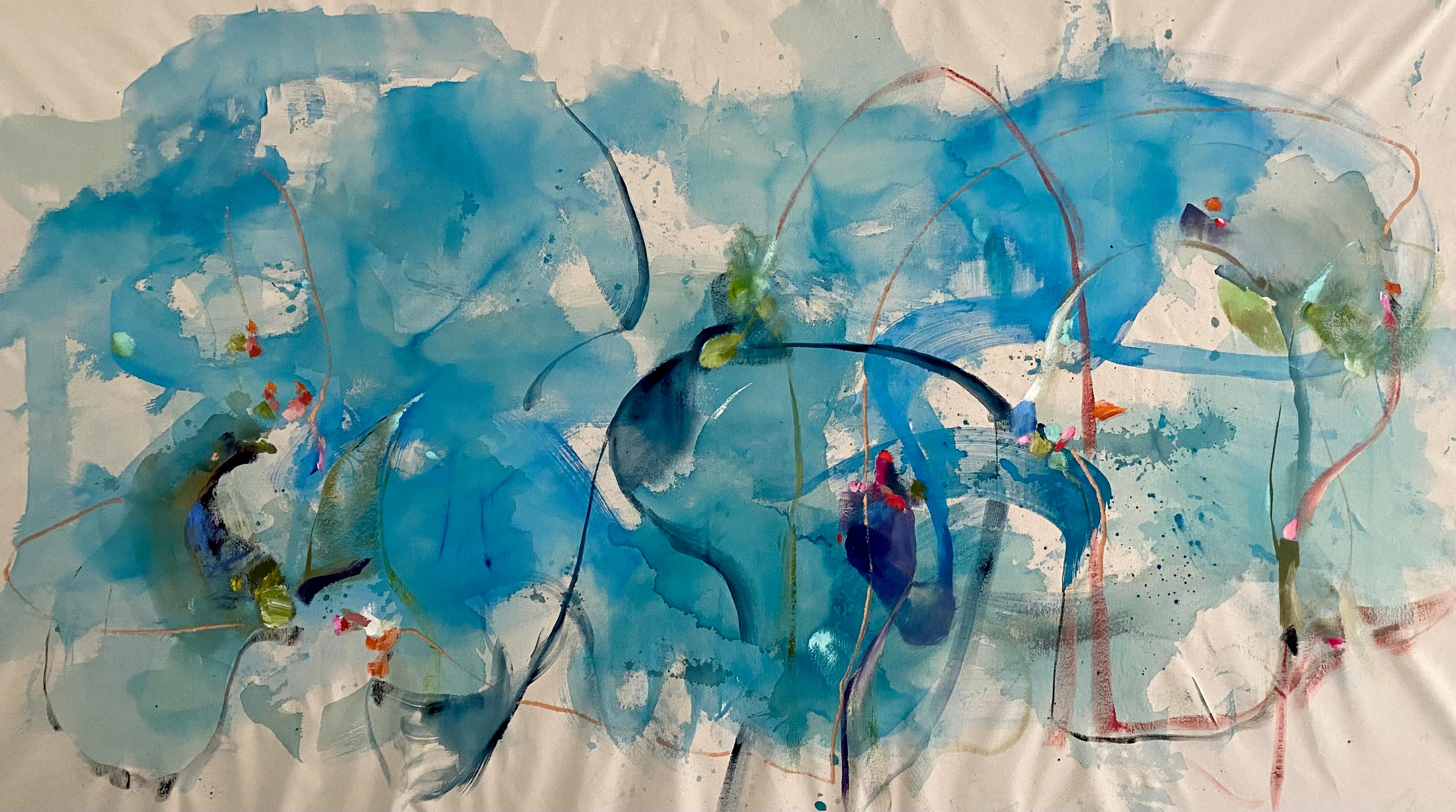 Vicky Barranguet Abstract Painting - Summer Dream IV