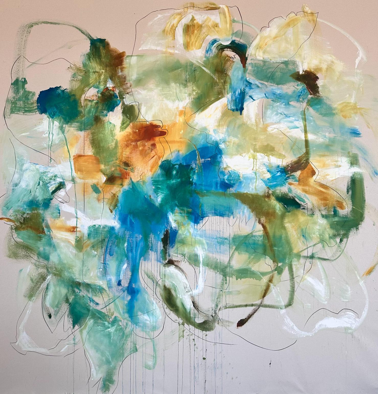 Vicky Barranguet Abstract Painting – The Only One