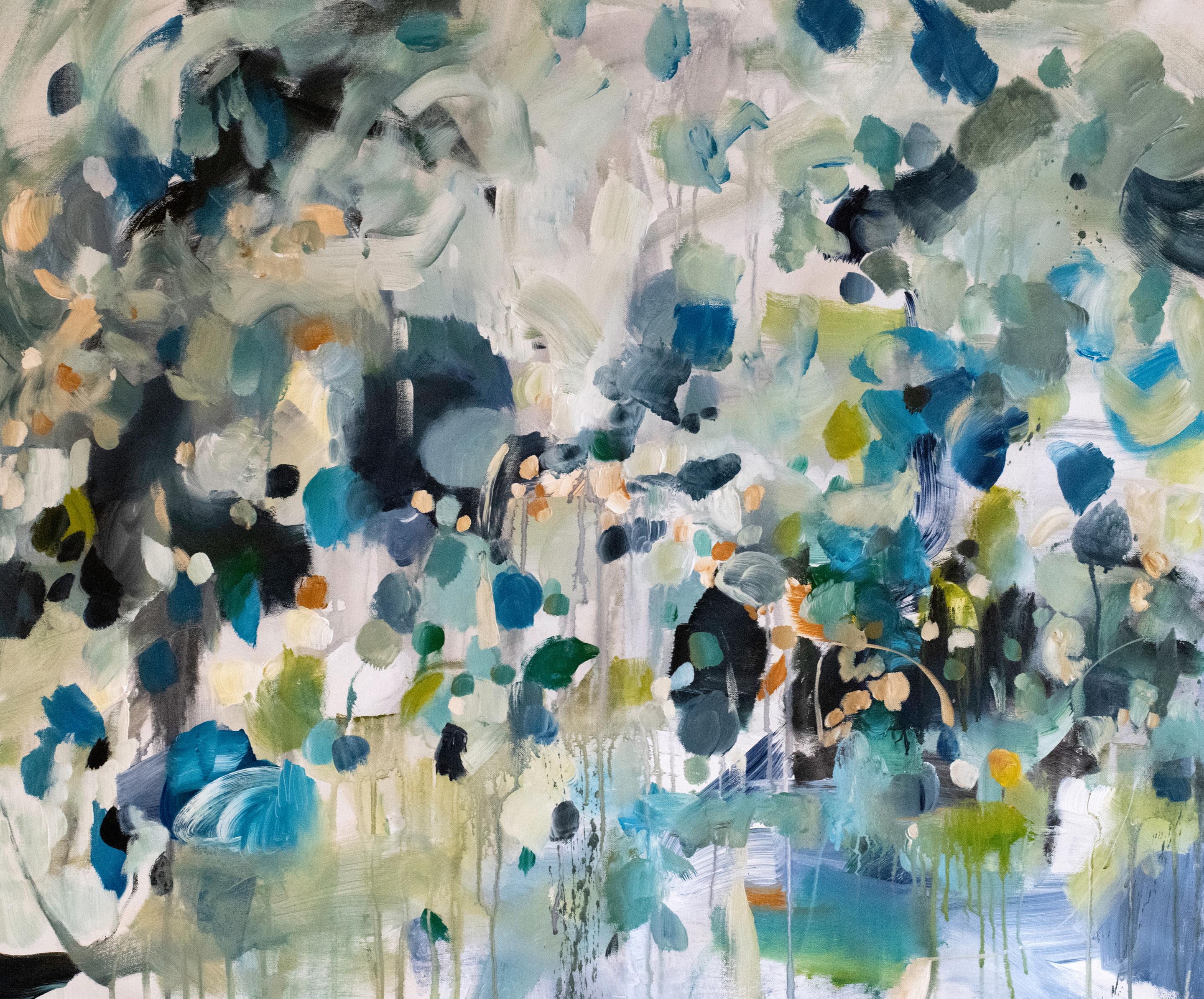 Abstract Painting Vicky Barranguet - Ces jours et ces nuits je