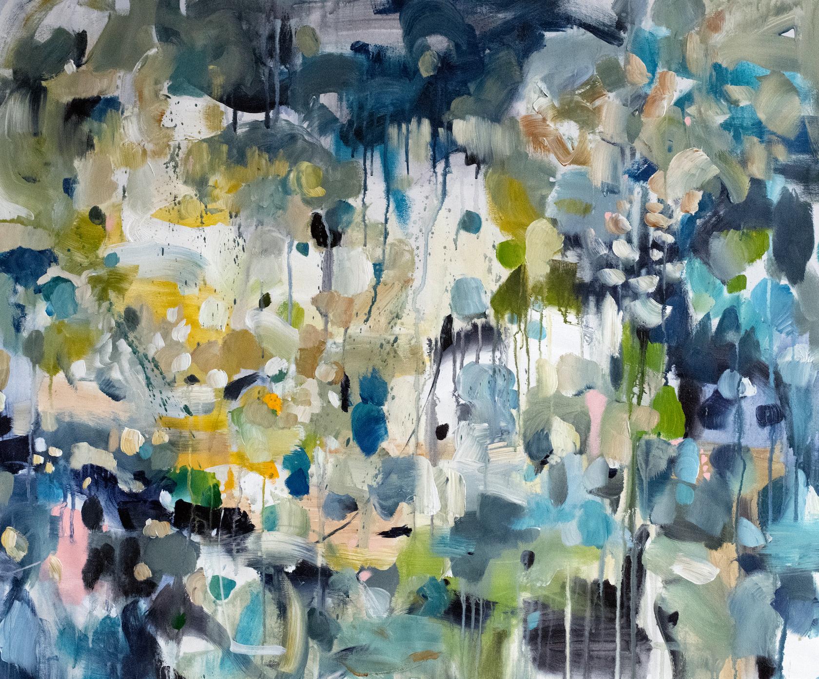 Vicky Barranguet Abstract Painting - Those Days & Nights II
