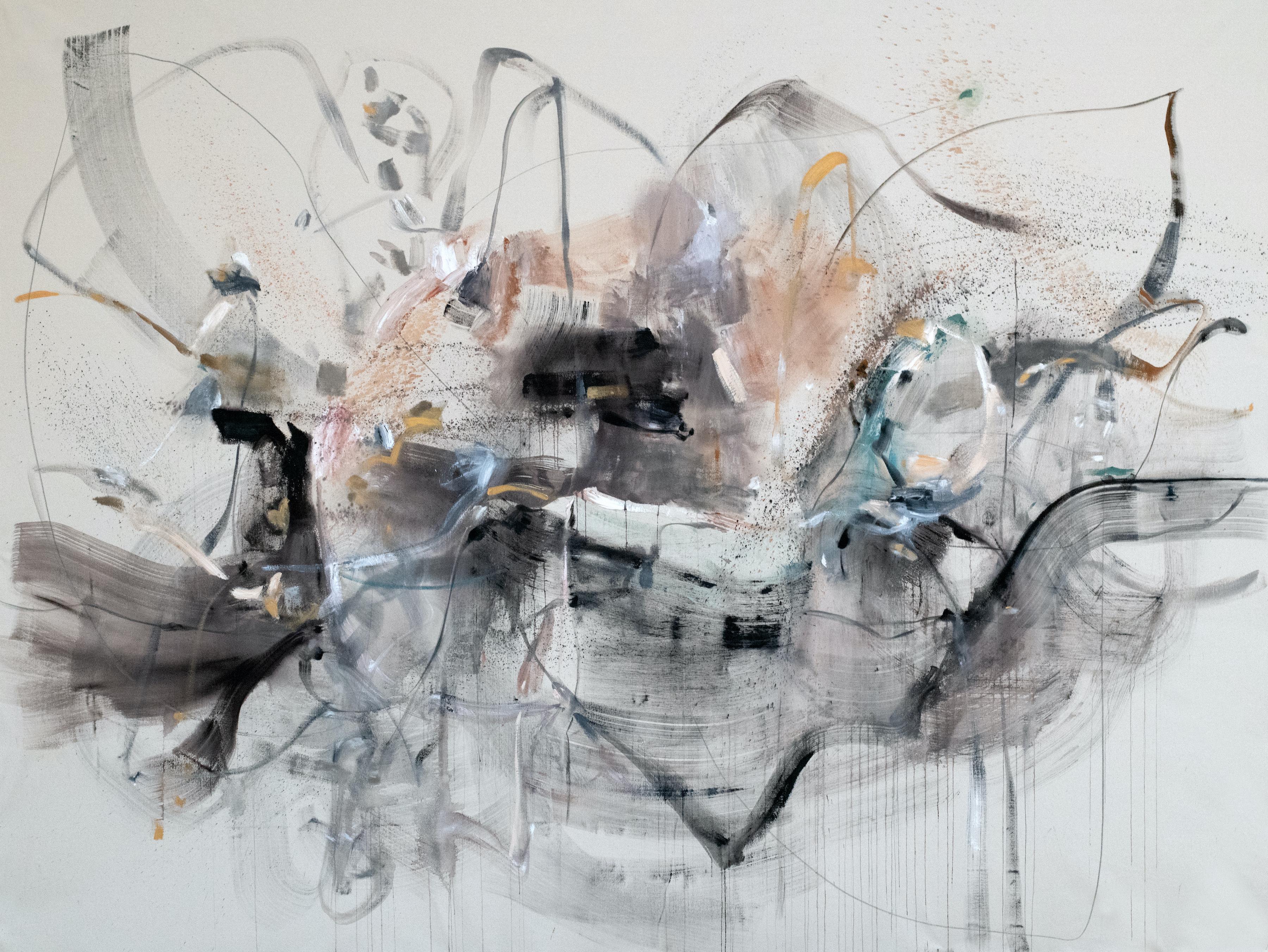 Vicky Barranguet Abstract Painting - Threads I