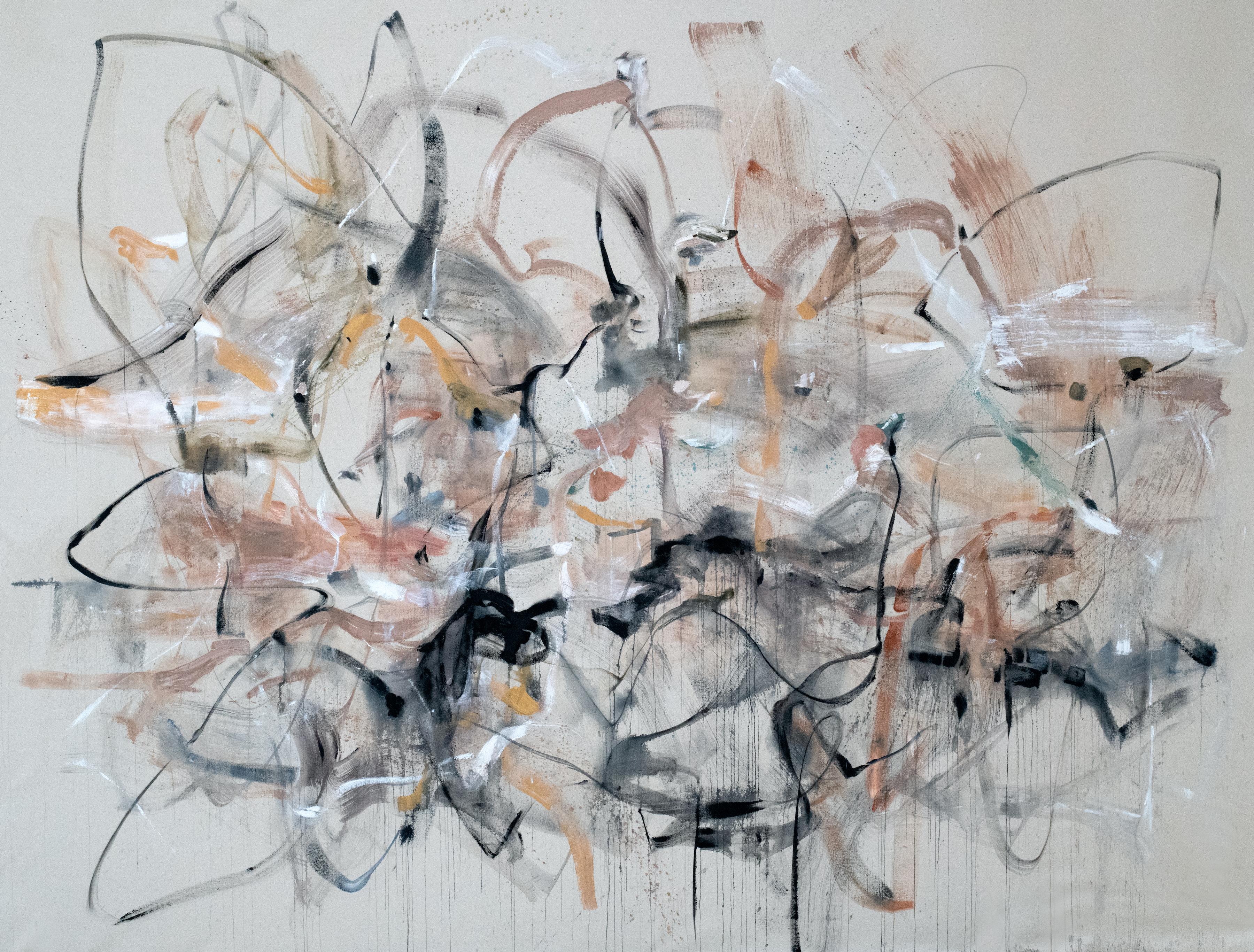 Vicky Barranguet Abstract Painting - Threads II