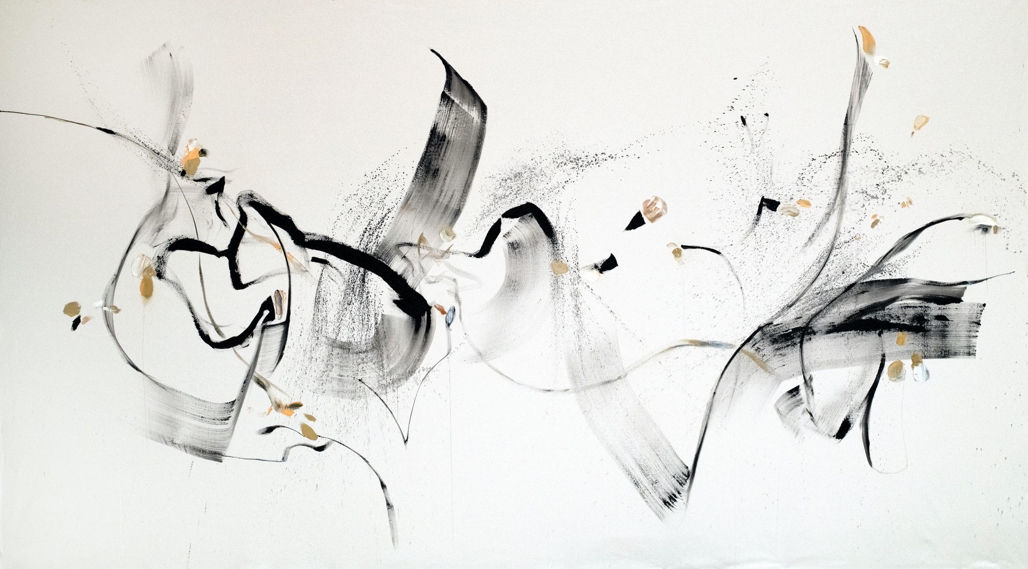 Vicky Barranguet Abstract Painting - Threads V