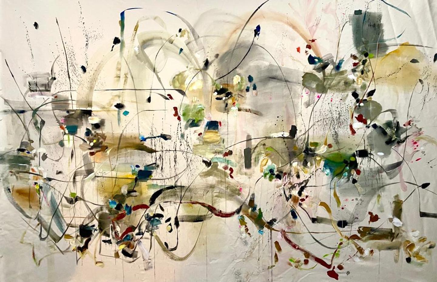 Vicky Barranguet Abstract Painting - Timelessness III