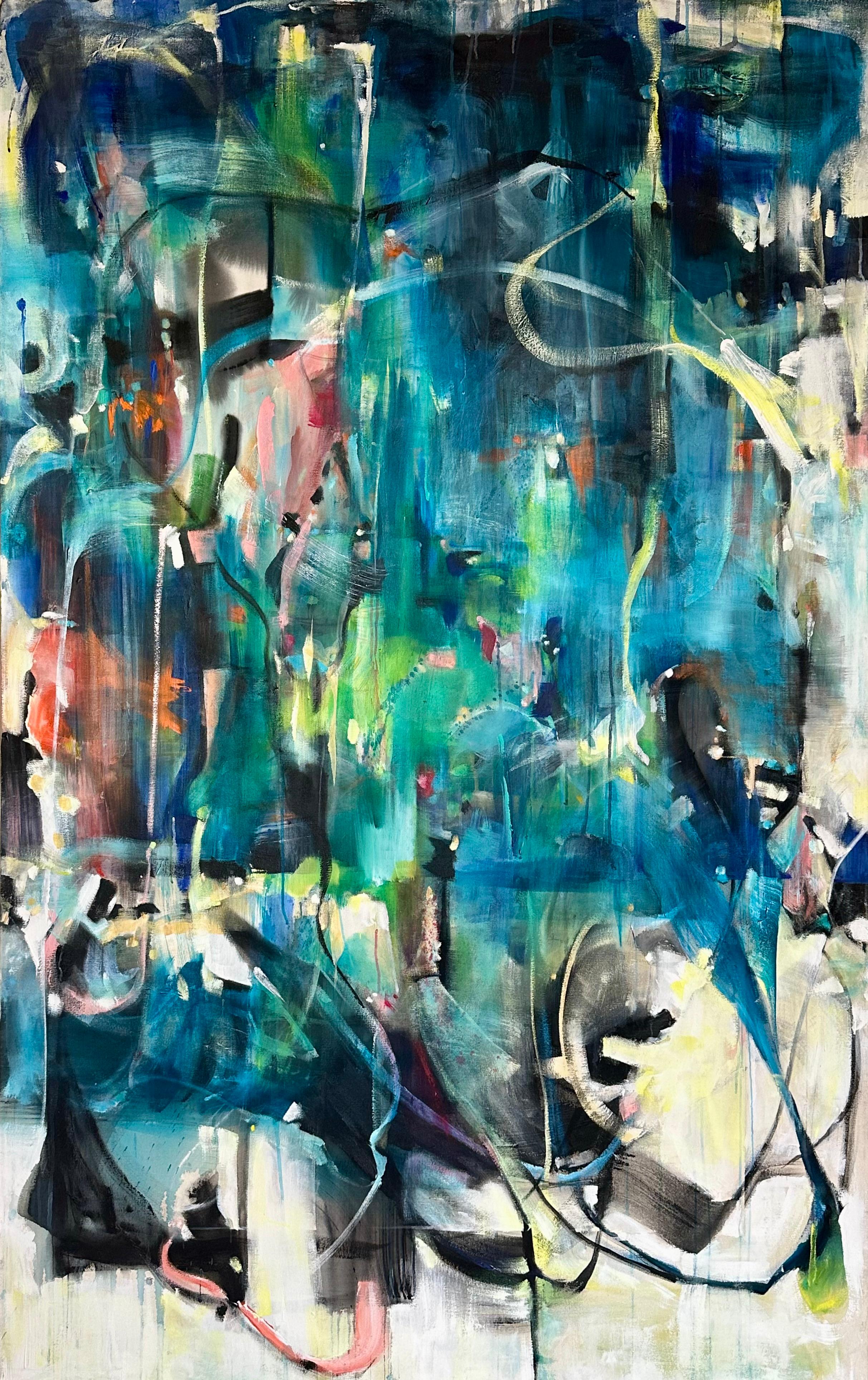 Vicky Barranguet Abstract Painting – Das ist das Recht, falsch zu sein.