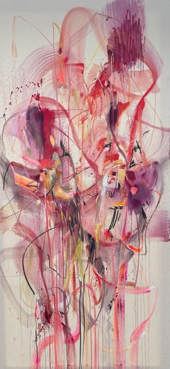 „Portal A3“ von Vicky Barranguet, abstrakte zeitgenössische Malerei, Acryl, 2020