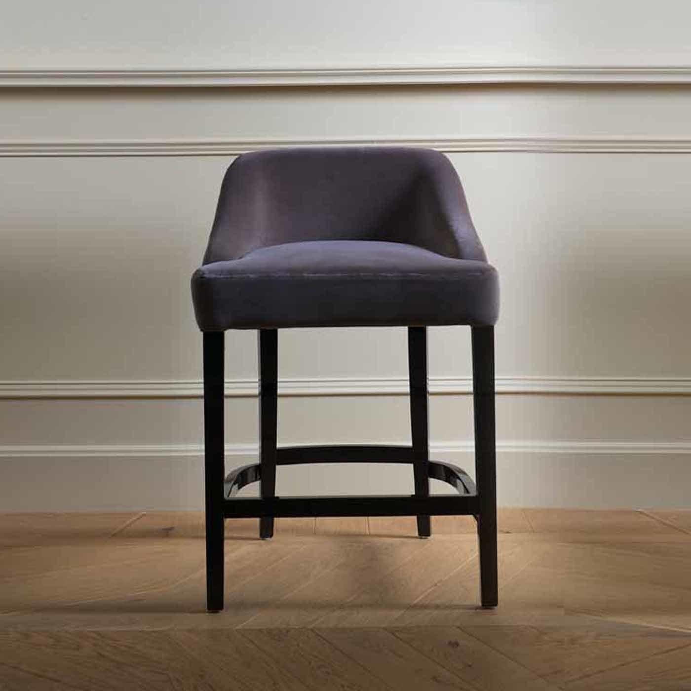 Vicky Gray Bar Stool by Dom Edizioni In New Condition For Sale In Milan, IT