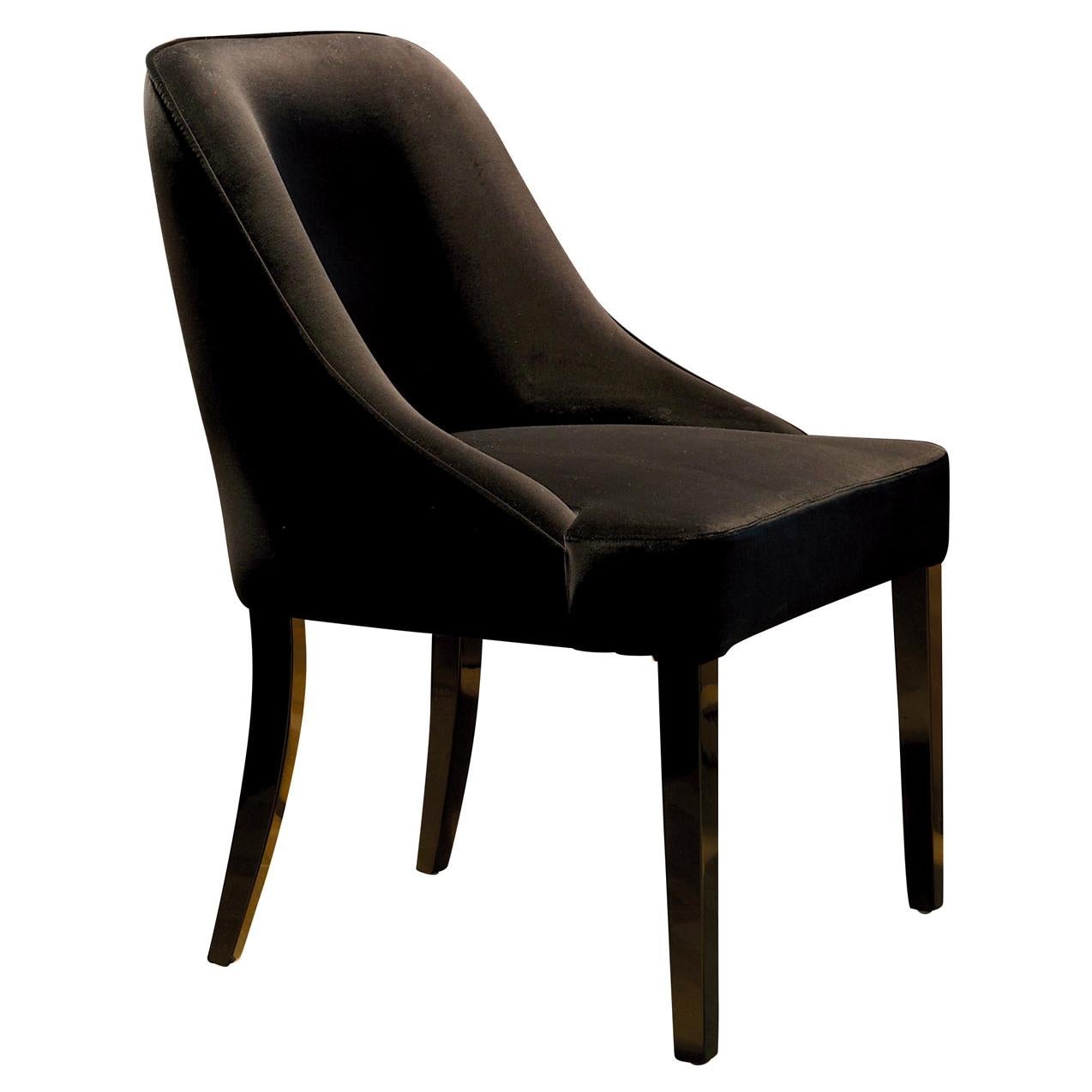 Vicky Gray Dining Chair by Dom Edizioni For Sale