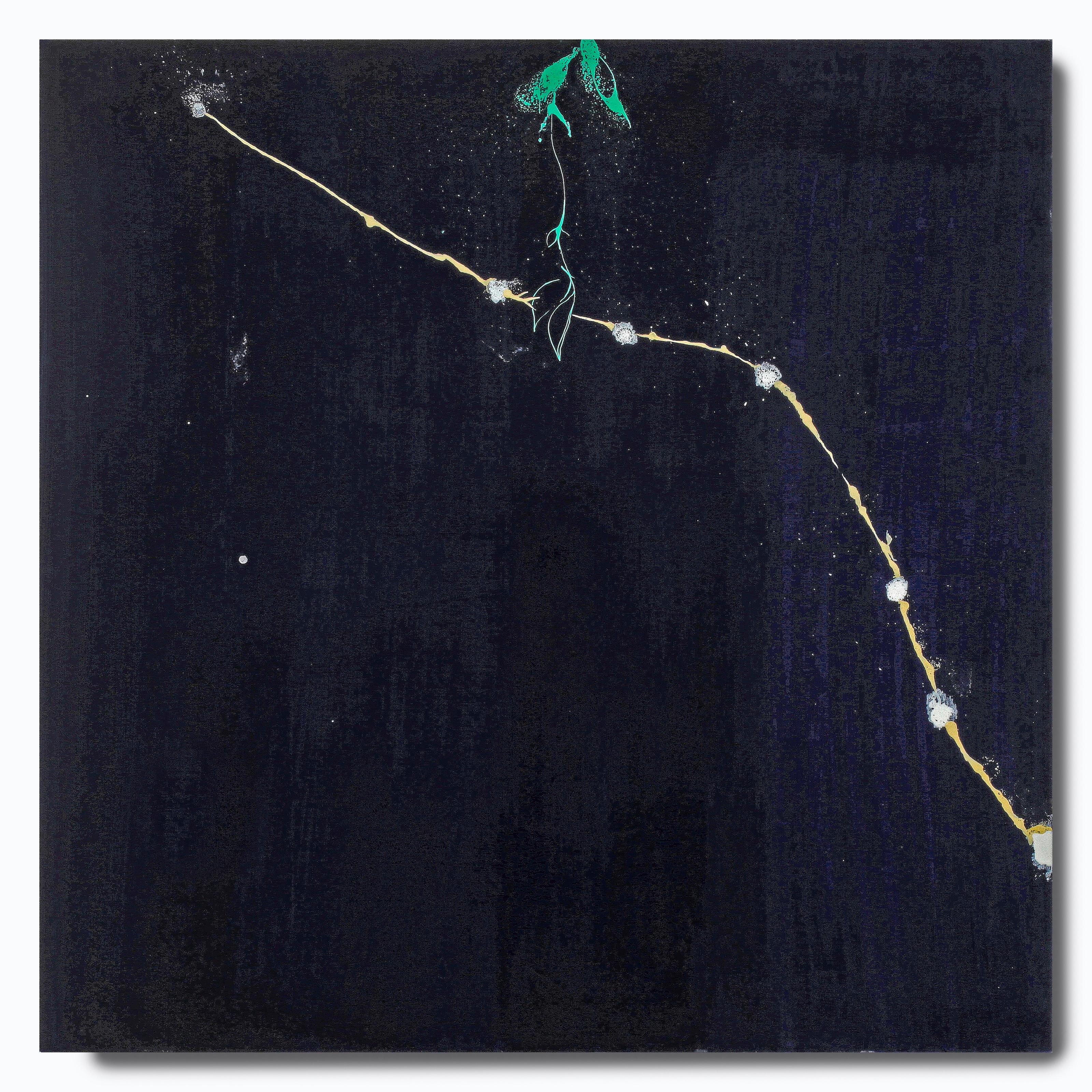 Senza titolo #2 (blu) - Mixed Media Art di Vicky Hoffman