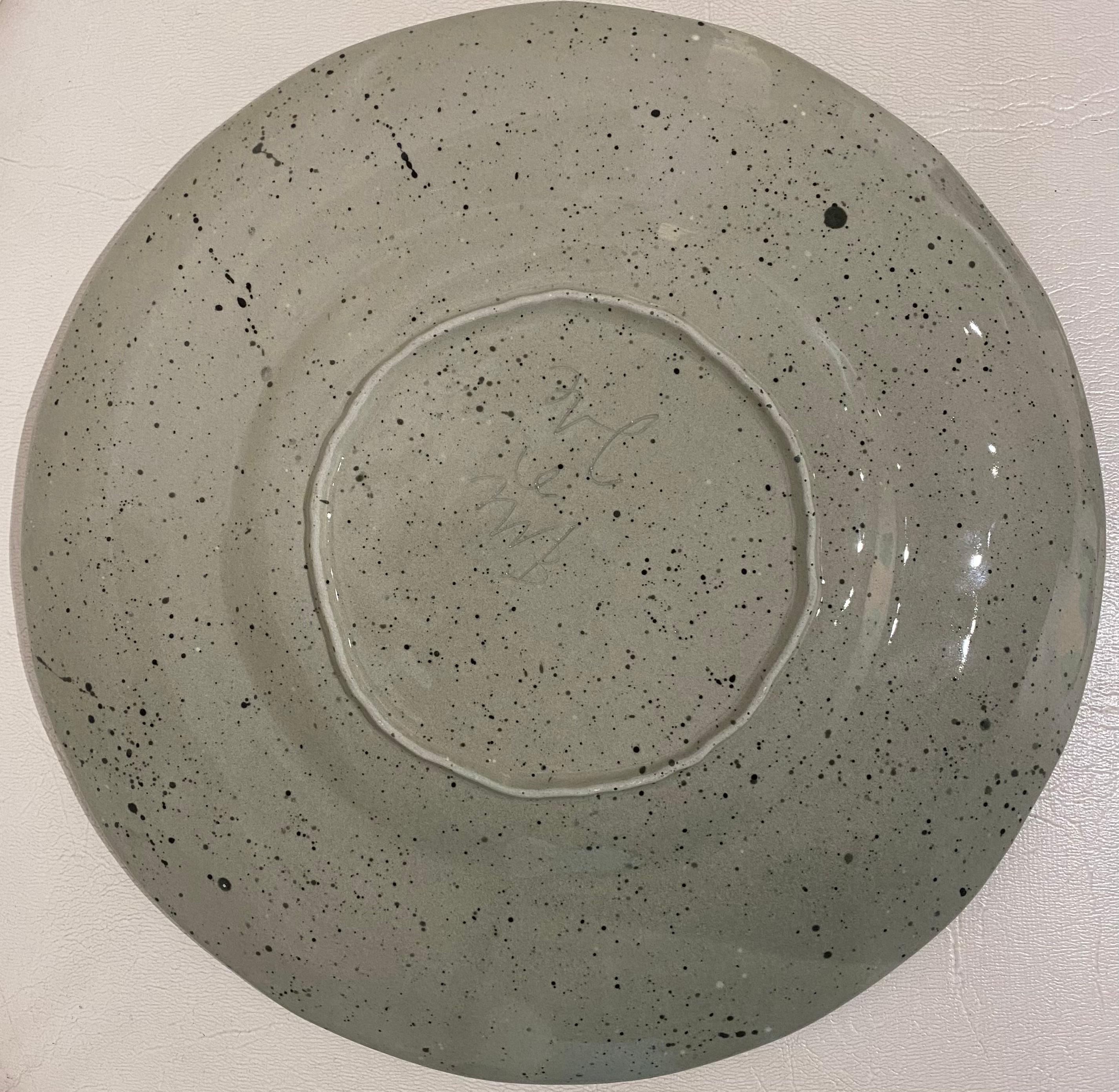 Blauer Eulenteller 3