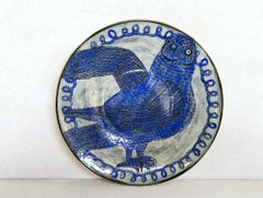 Blauer Eulenteller