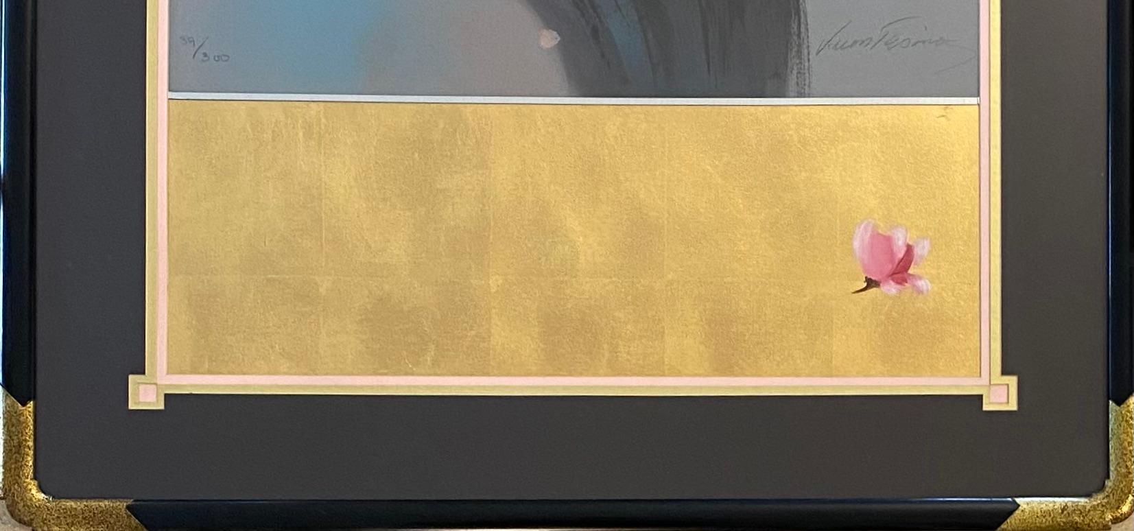 Sérigraphie en couleur de style Art Déco signée Vicky Montesinos, édition limitée en vente 2