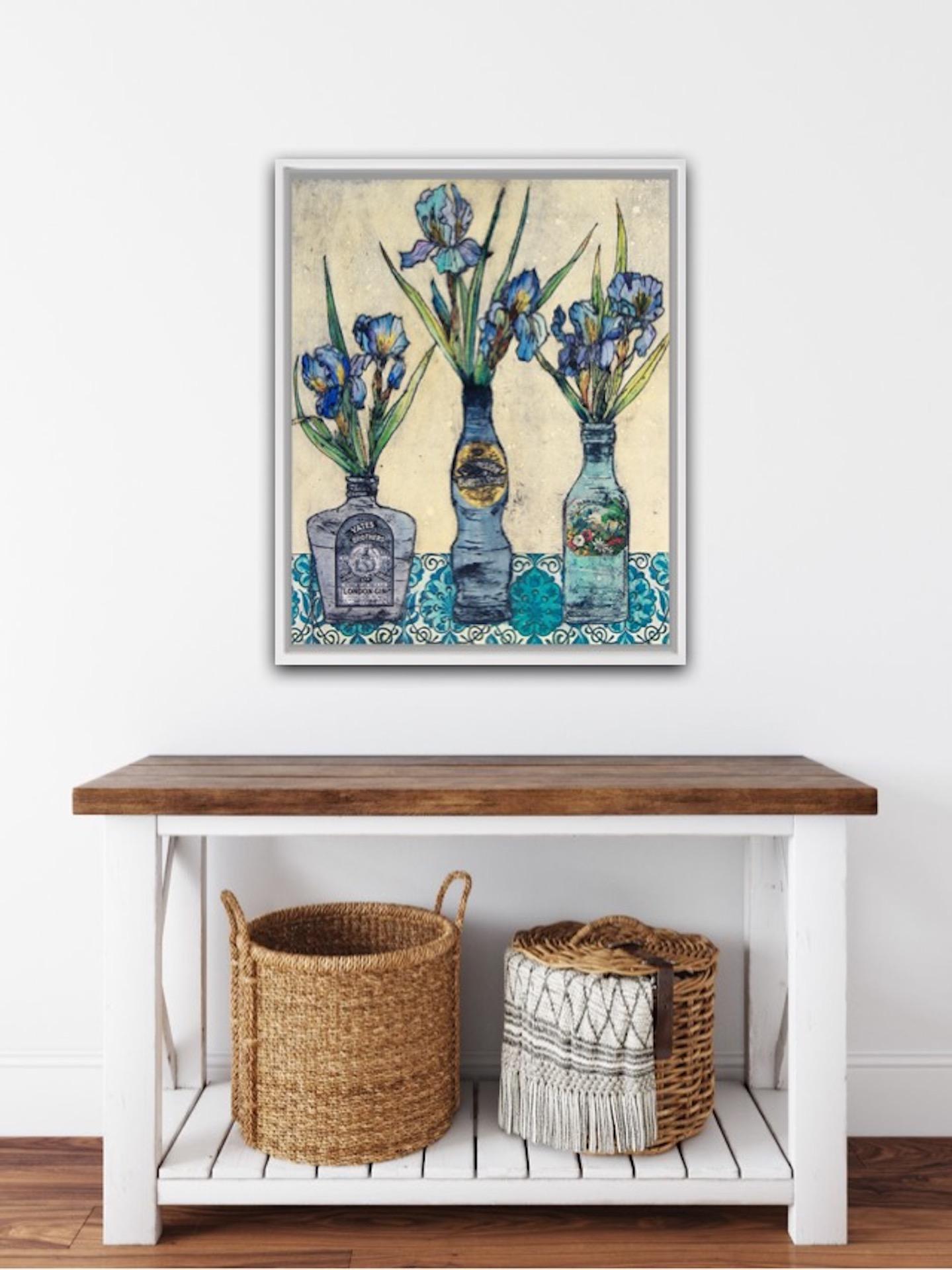 Vicky Oldfield
Cool Blues
Limited Edition Collagraph Print
Edition of 30
Image Size: H 49cm x W 40cm
Sheet Size: H 64cm x W 54cm x D 0.1cm
Sold Unframed
Please note that insitu images are purely an indication of how a piece may look.

Cool Blues is