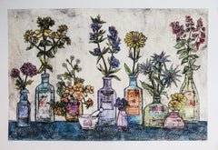 Botanical Healers, still life, flowers, floral