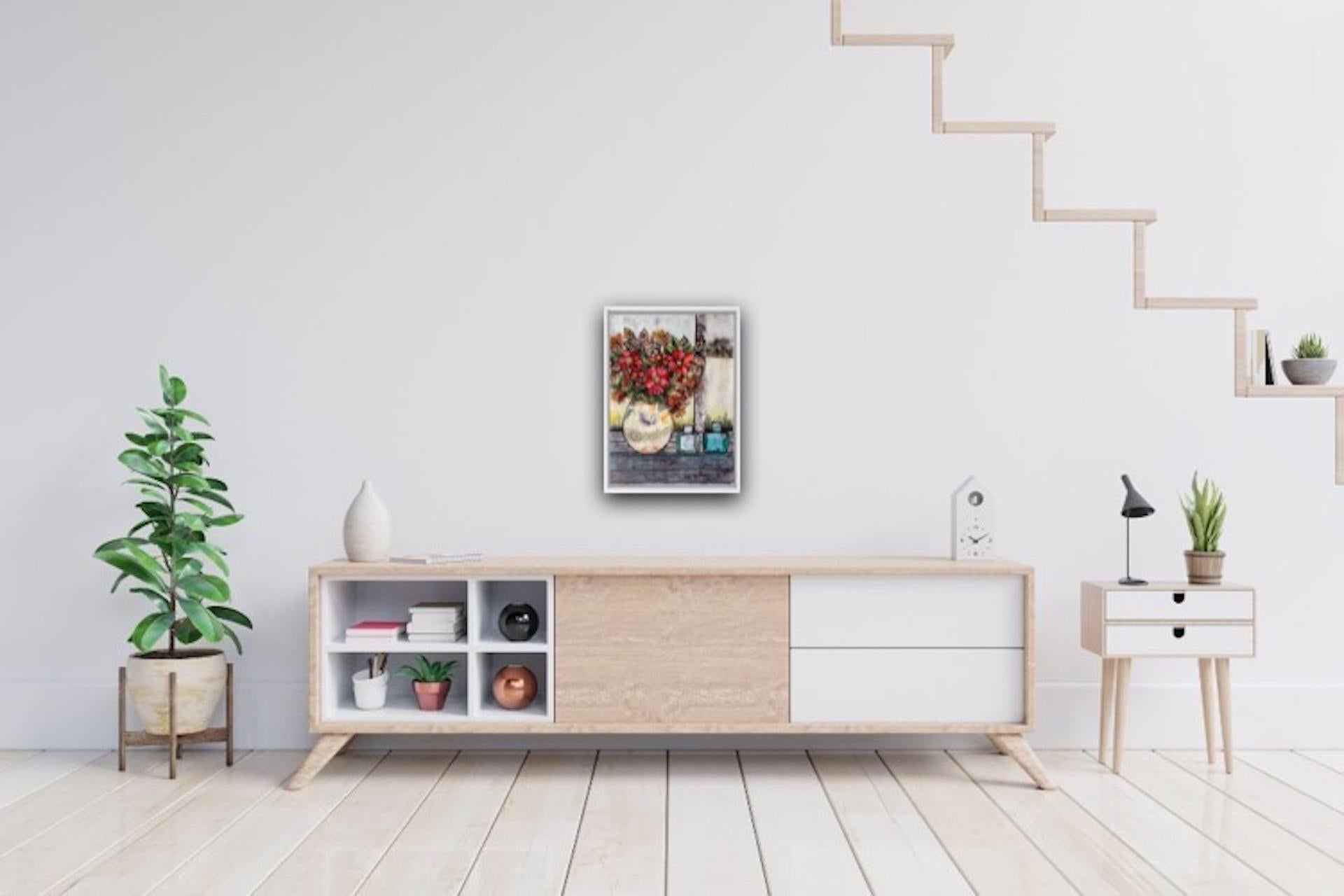 Golden Days BY VICKY OLDFIELD, Bodegones, Arte floral contemporáneo en venta 1