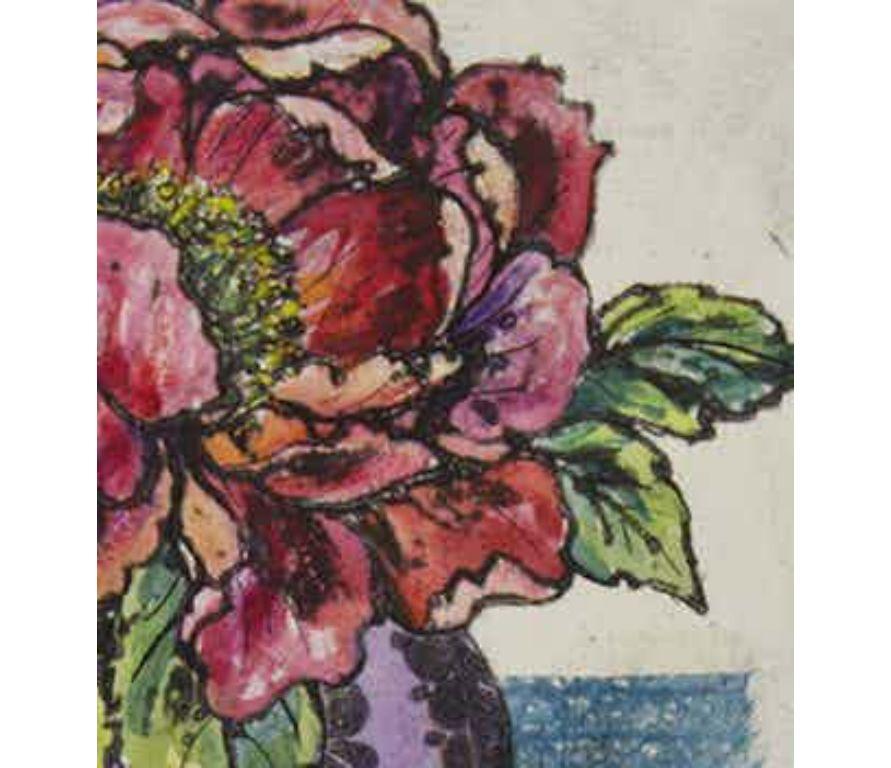 Peony Hand, Art print, Floral, Still life, Flower en vente 2