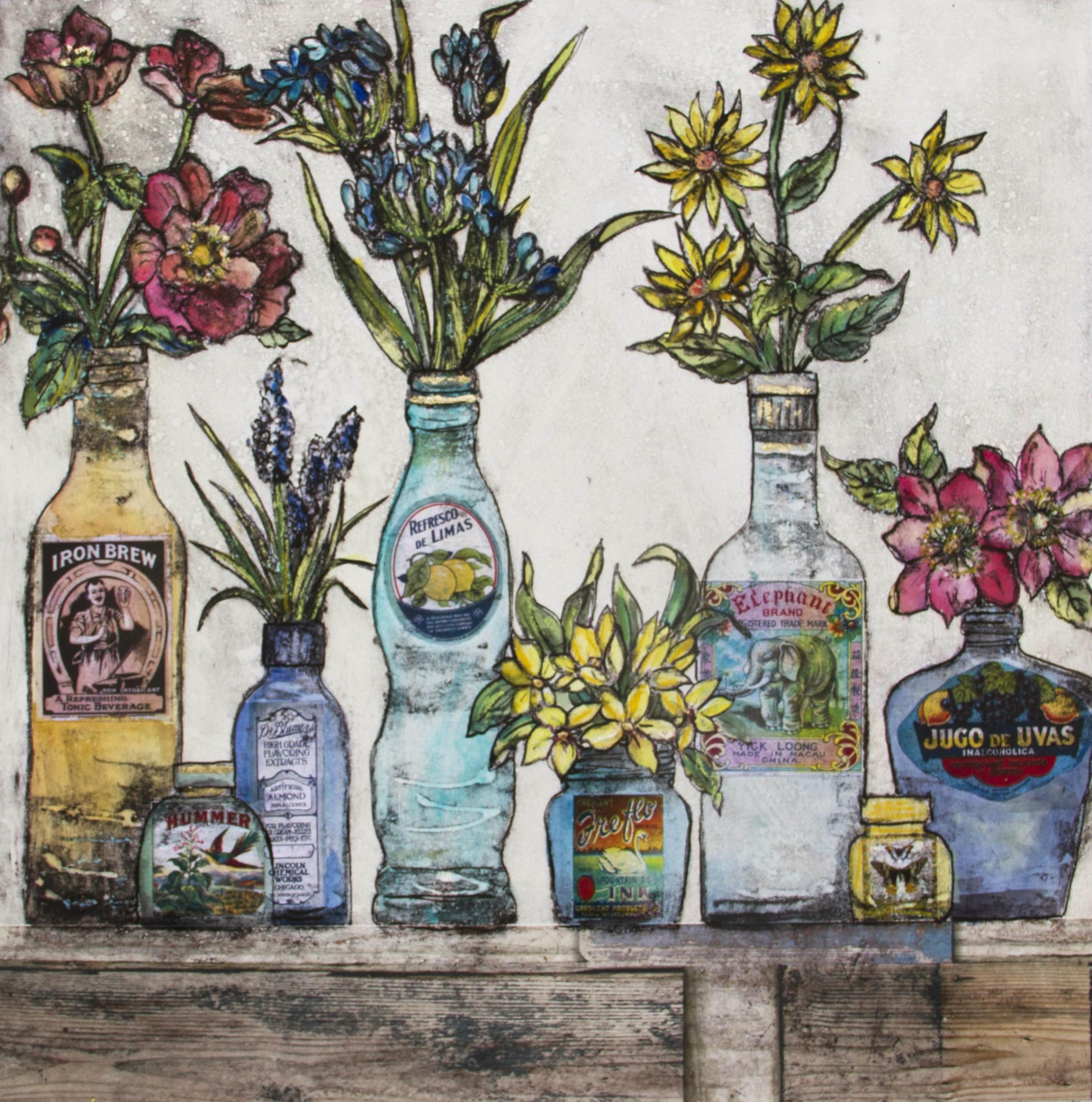 Vicky Oldfield Still-Life Print – Upcycle