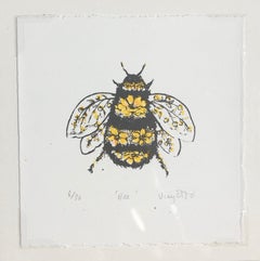 Vicky Oldfield, Bee, Animal Print, Contemporary Impressionist Nature Print