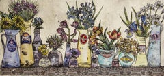 Vicky Oldfield, Garden to Vase, Limited Edition Print, Floral Still Life Print