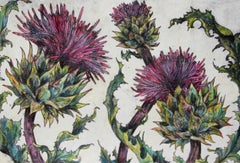 Vicky Oldfield, Spear Thistle, Limited edition floral print