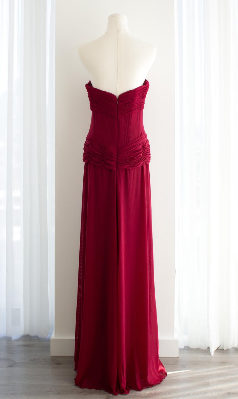 plus size purple maid of honor dresses ZAPAKA Women Lilac Plus Size Long Bridesmaid Dress with Ruffles A Line  Strapless Pleated Chiffon Wedding Guest Dress