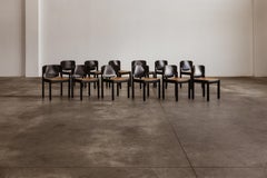Vico Magistretti "122" Chairs for Cassina, 1967, Set of 12