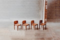 Vico Magistretti "122" Chairs for Cassina, 1967, Set of 4