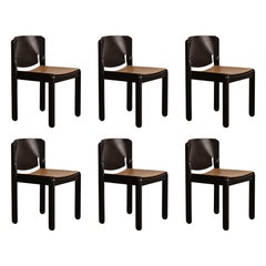 Vico Magistretti Sillas "122" para Cassina, 1967, Juego de 6