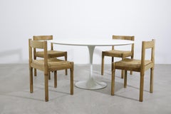 Vico Magistretti 'Carimate' dining chairs produced by Mario Luigi Comi 1960s