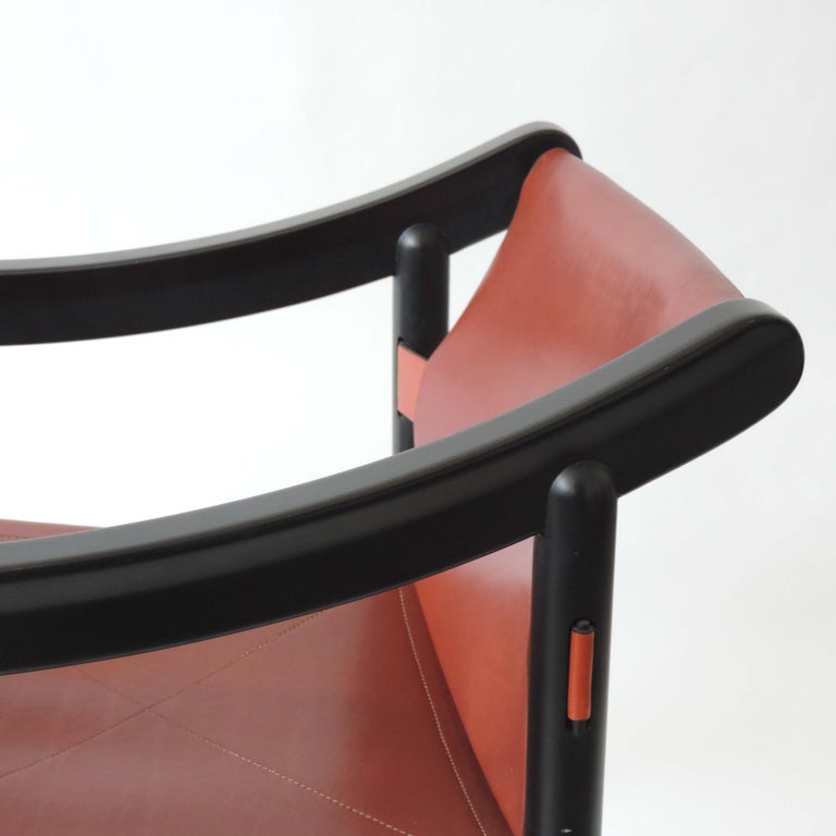 Lacquered Vico Magistretti 905 Armchair for Cassina, Italy, 1960s For Sale