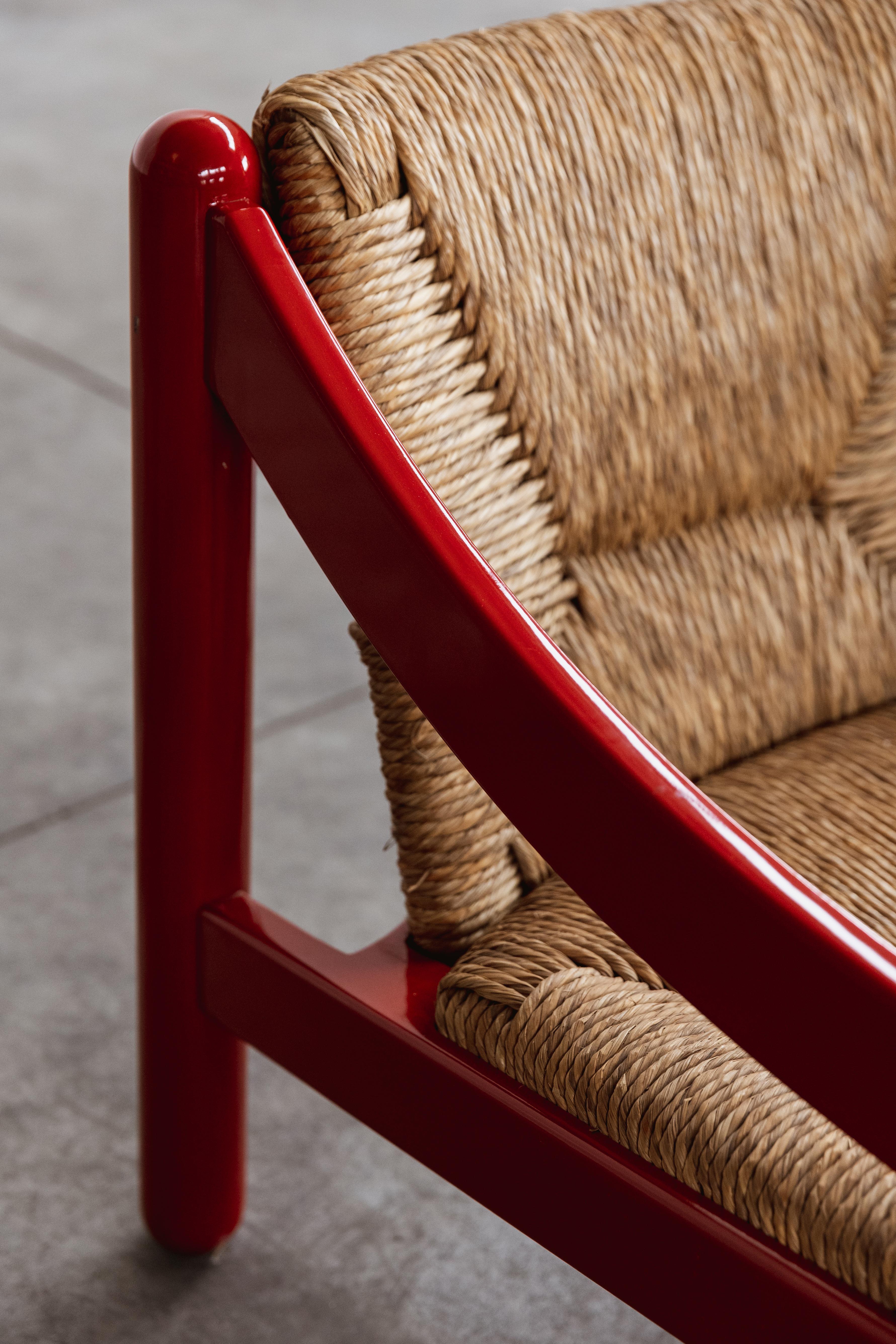 Vico Magistretti 930 „Carimate“ Loungesessel für Cassina, 1960, 2er-Set (Moderne der Mitte des Jahrhunderts) im Angebot