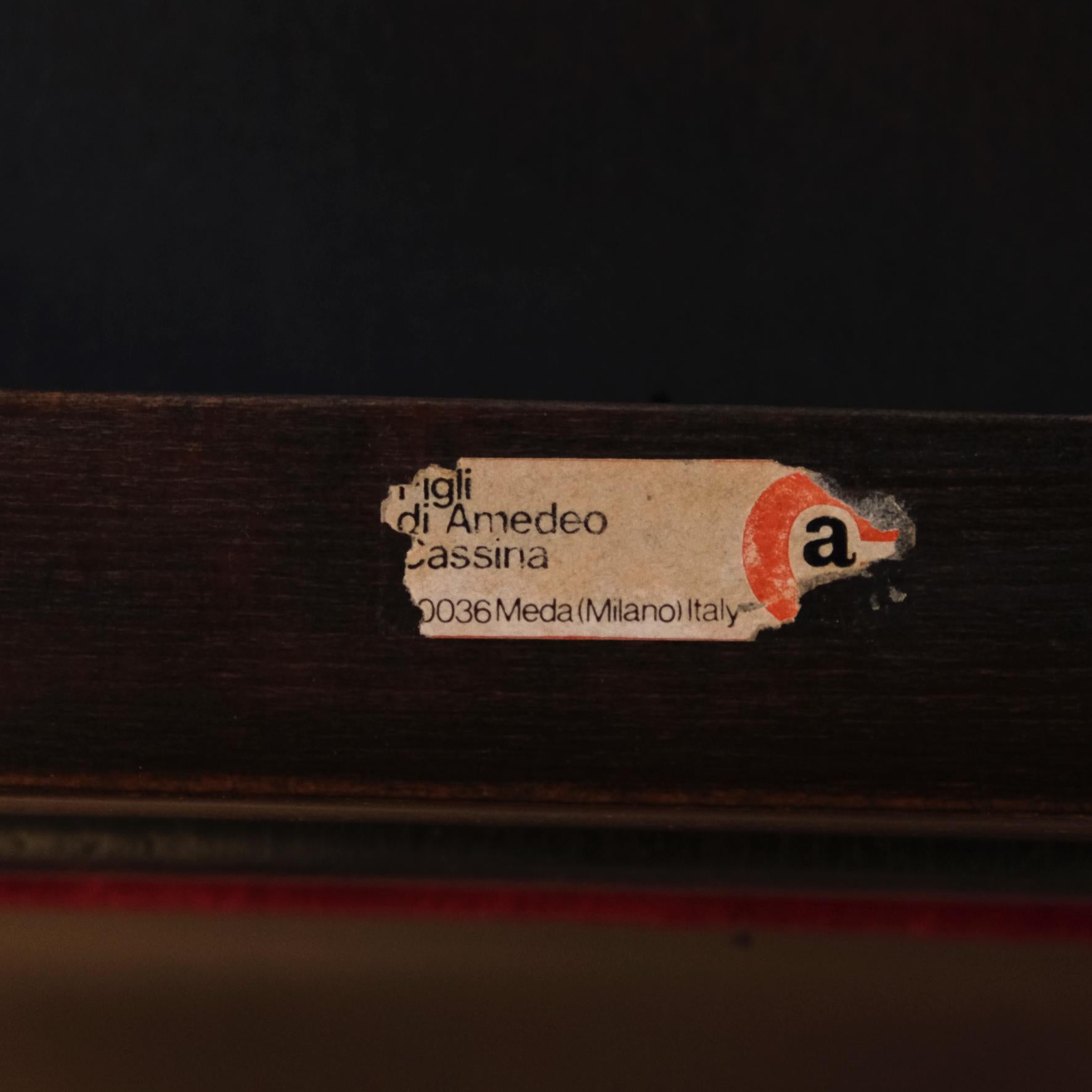 Milieu du XXe siècle Vico Magistretti, paire de chaises, modèle 122, Cassina, années 1960 en vente