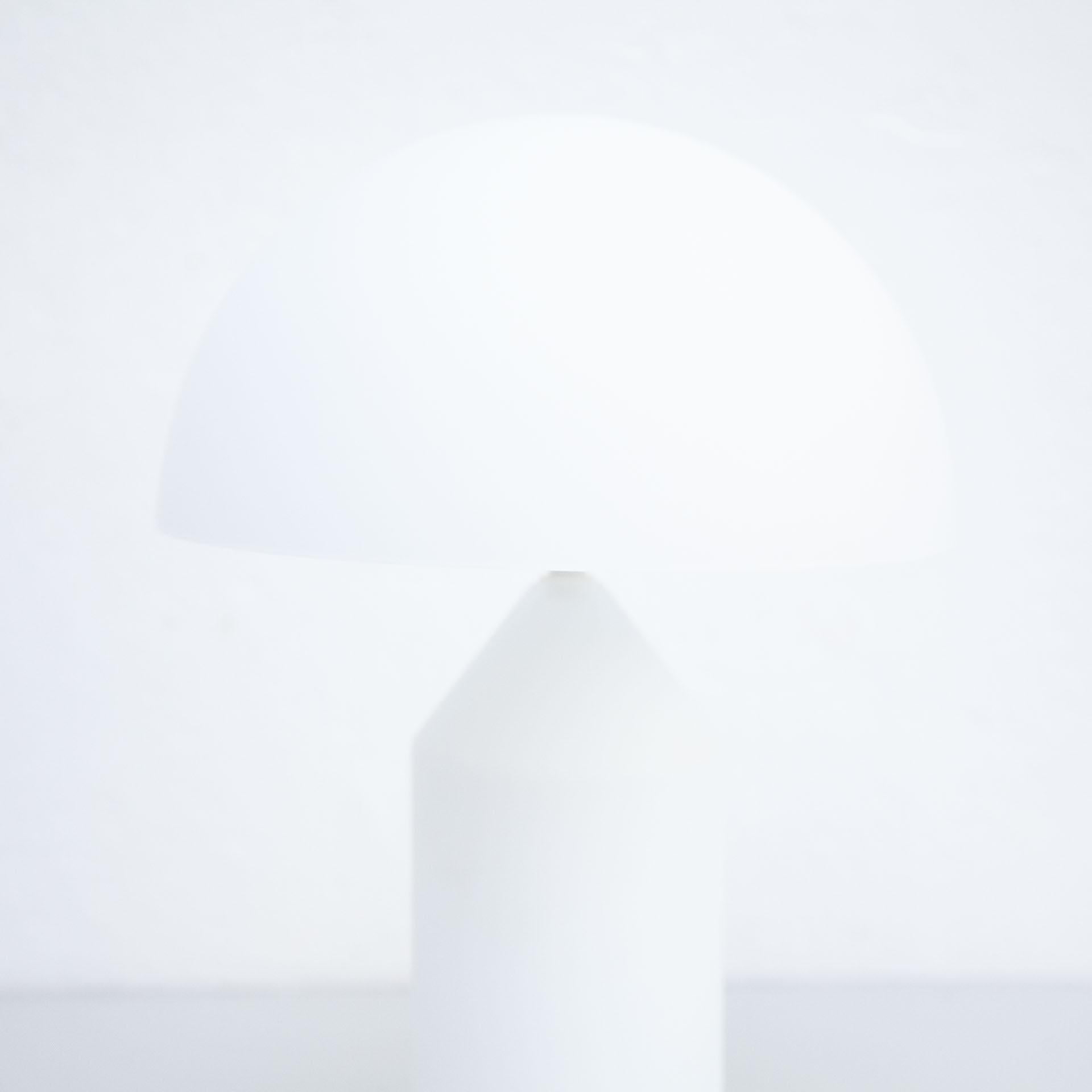 Vico Magistretti 'Atollo' Large Opaline Murano Glass Table Lamp by Oluce 3