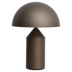 Vico Magistretti 'Atollo' Medium Metal Satin Bronze Lamp by Oluce Disponible maintenant