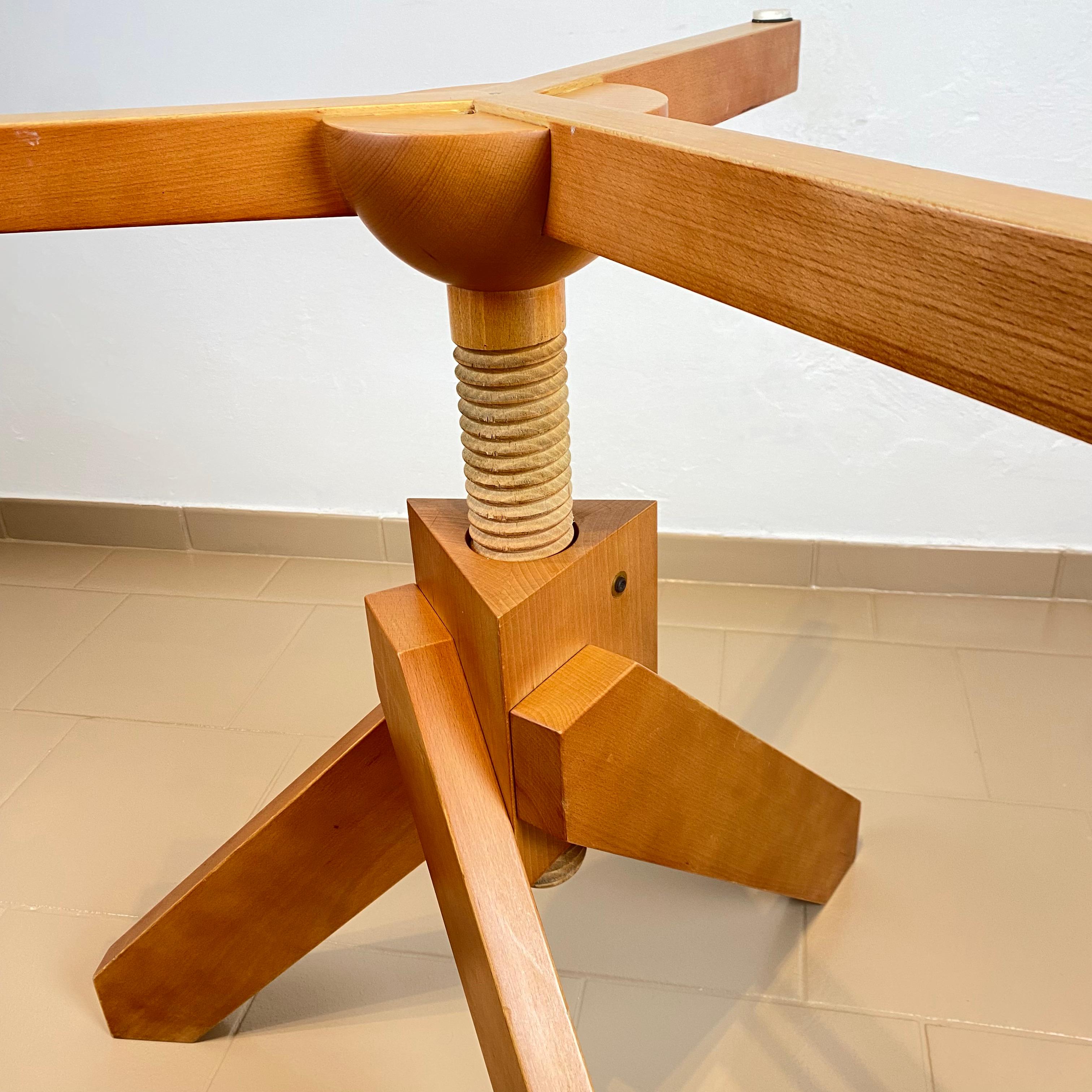 Mid-Century Modern Vico Magistretti Beech Wood 