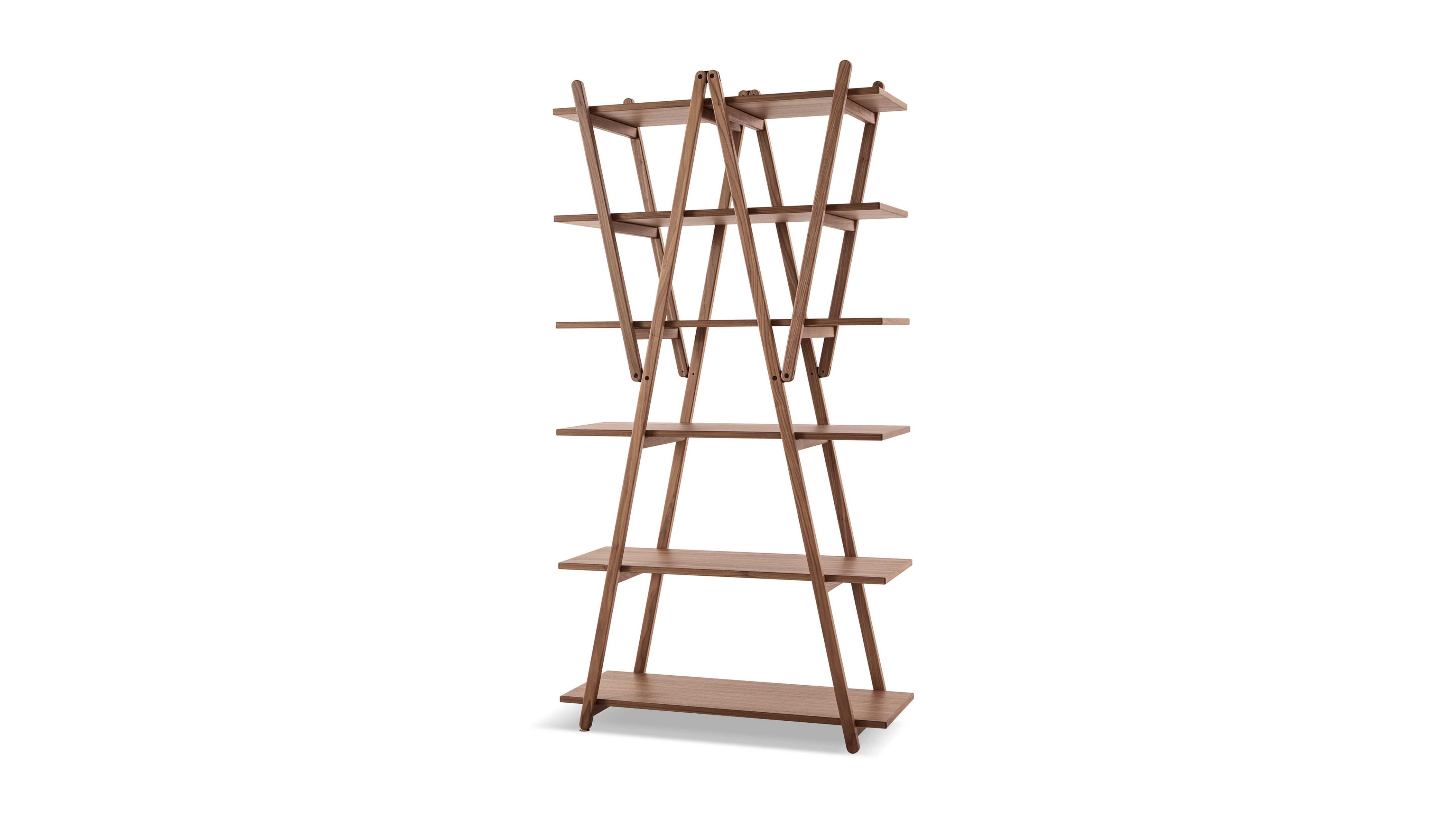 Prices vary dependent on the chosen material. Please get in touch. 

Available in: 
LACQUERED RED BEECHWOOD
LACQUERED WHITE BEECHWOOD
LACQUERED BLACK BEECHWOOD
NATURAL BEECHWOOD
AMERICAN WALNUT

Magistretti designed this folding bookcase with its