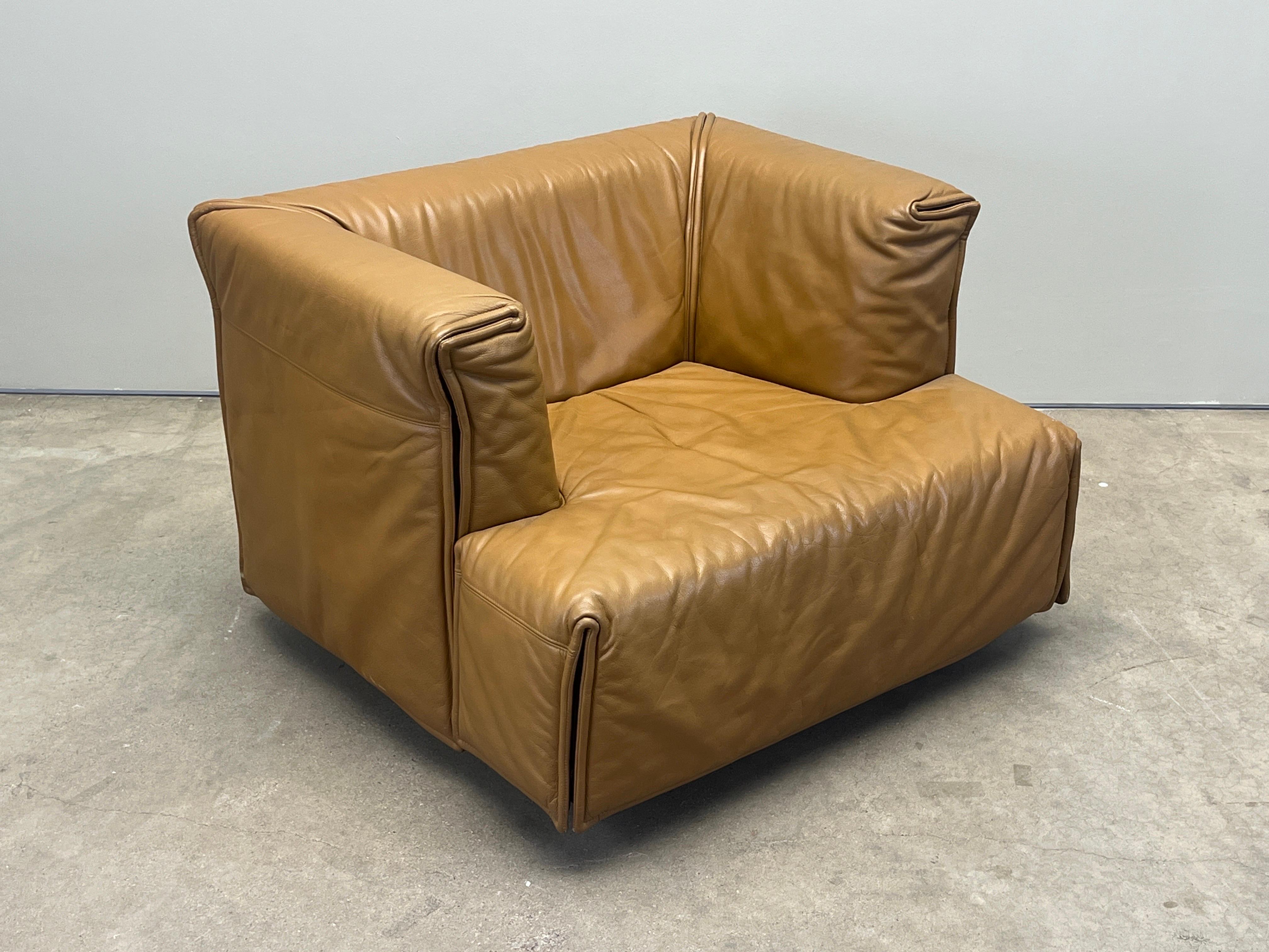 Late 20th Century Vico Magistretti Cardigan Lounge Chair for Cassina