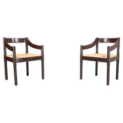 Poltrone "Carimate" di Vico Magistretti per Cassina, Italia anni '60