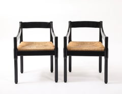 Vico Magistretti “Carimate” Armchairs, Italy 1960's