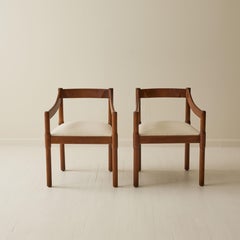 Vico Magistretti "Carimate" Chairs, 1960's, a pair